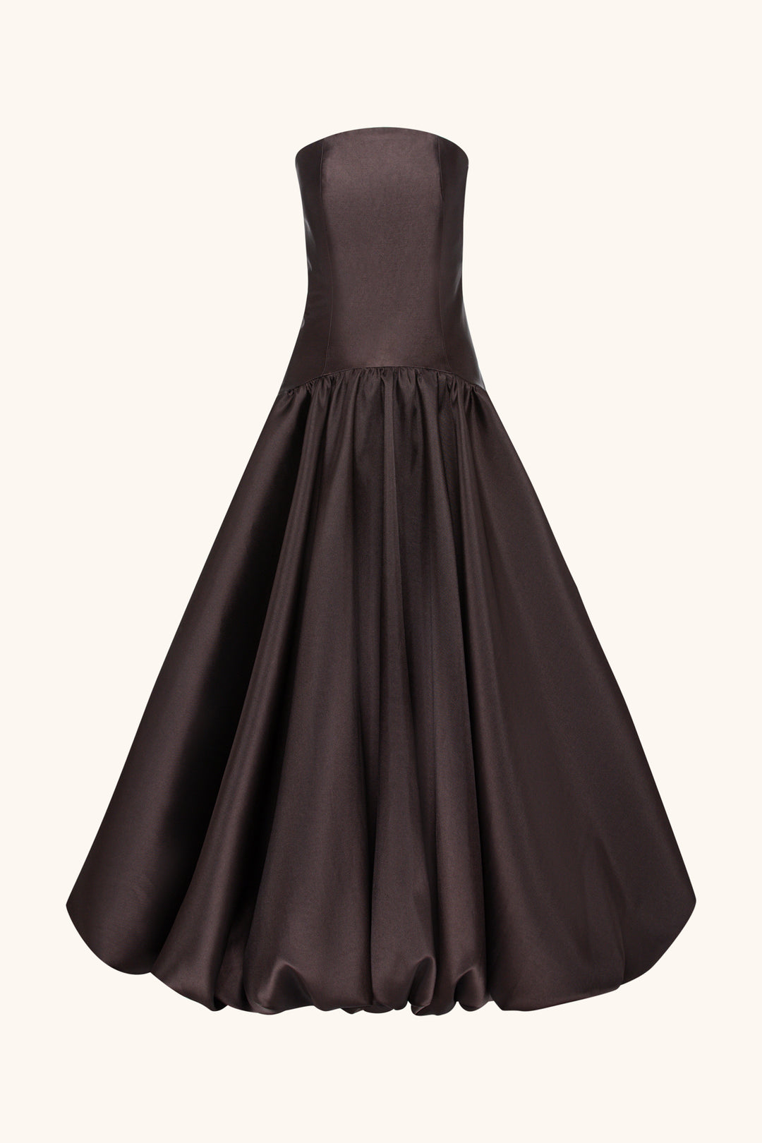 Round Neck Dress with Balloon skirt