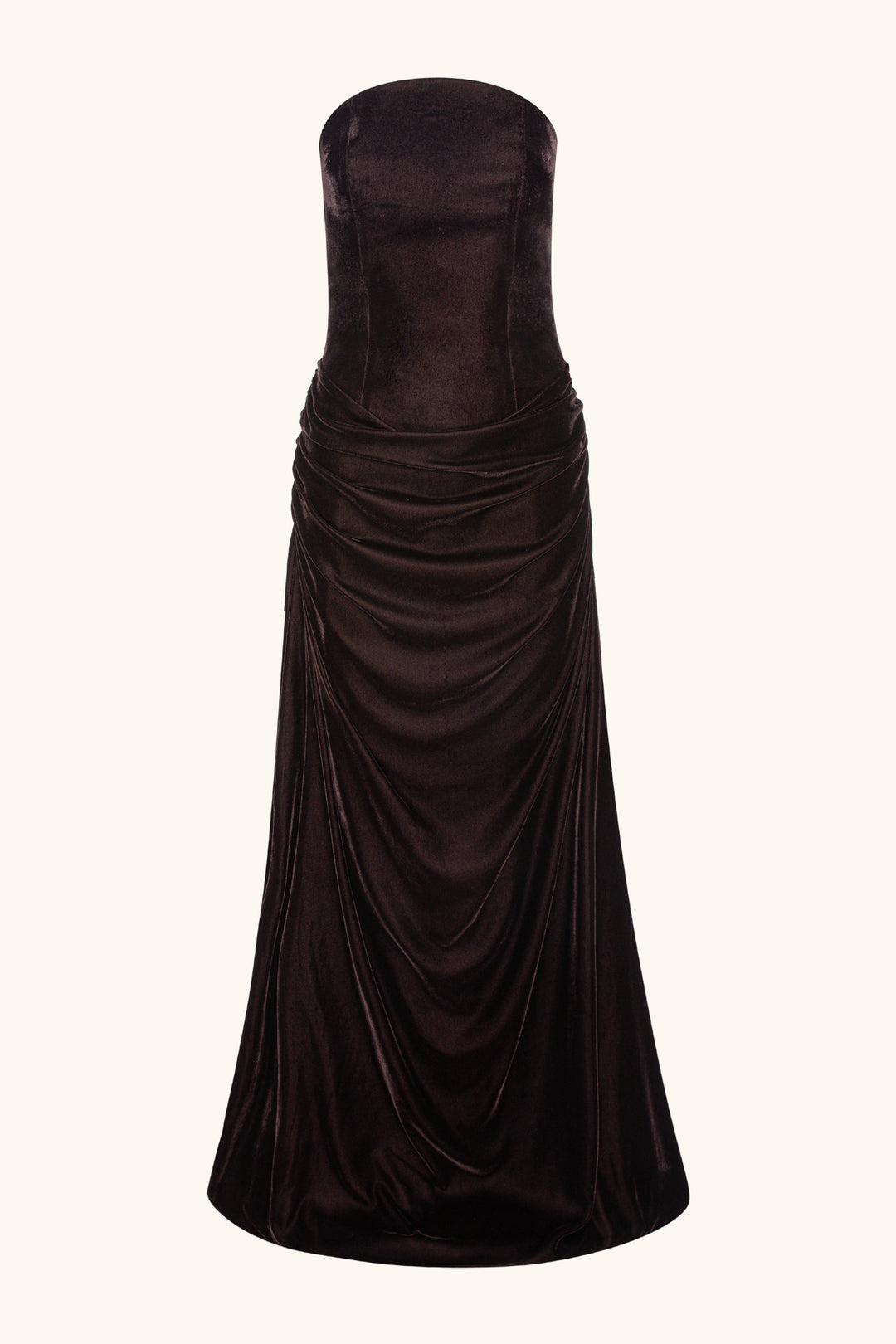 Velvet Drape Dress