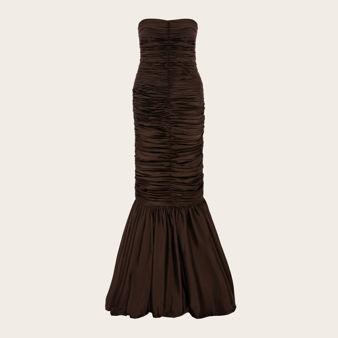 Petal Dress Brown